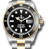 Rolex Steel and Gold Submariner Date Watch - Black Bezel - Black Dial - 2020 Release - 126613LN