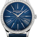 Patek Philippe Ladies Calatrava 33 mm White Gold Blue Dial - 4897/300G-001
