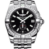 Breitling Galactic 36 Automatic Watch - Steel - Onyx Black Dial - Steel Bracelet - A37330531B1A1