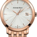 Audemars Piguet Jules Audemars Selfwinding 39mm Silver Guilloche Index Rose Gold | 15172OR.OO.1270OR.01
