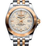 Breitling Galactic 32 Sleek Watch - Steel & rose Gold - Mother-Of-Pearl Diamond Dial - Steel And Rose Gold Bracelet - C7133012/A803/792C