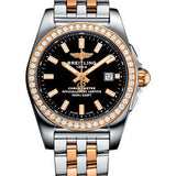 Breitling Galactic 29 Sleek Watch - Steel & rose Gold, gem-set bezel - Trophy Black Dial - Steel And Rose Gold Bracelet - C7234853/BF32/791C