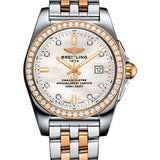 Breitling Galactic 29 Sleek Watch - Steel & rose Gold, gem-set bezel - Pearl Diamond Dial - Two-Tone Bracelet - C72348531A1C1