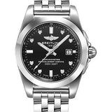 Breitling Galactic 29 Sleek Watch - Steel - Trophy Black Diamond Dial - Steel Bracelet - W72348121B1A1
