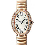 Cartier Baignoire Watch - Mini Pink Gold Diamond Case - WB520026