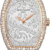 Patek Philippe Gondolo Ladies Guilloched Rose Gold Diamond Pave | 7099R-001