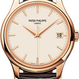 Patek Philippe Calatrava Sweep Seconds Rose Gold Ivory Dial | 5227R-001