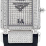 Patek Philippe Twenty~4 Ladies Medium 31 x 30mm Baguette Diamond Roman White Gold Diamond Set Quartz | 4911G-001