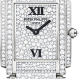 Patek Philippe Ladies Twenty~4 Ladies White Gold Pave Diamond Dial | 4910/52G