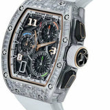 Richard Mille Lifestyle Flyback Chronograph White Gold Full Baguette Set Diamonds | RM72-01 (9)