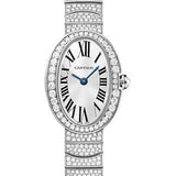 Cartier Baignoire Watch - Mini White Gold Diamond Case - Diamond Bracelet - HPI00327
