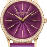 Patek Philippe Calatrava Ladies Joaillerie Rose Gold Purple Dial | 4997/200R-001