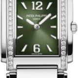 Patek Philippe Twenty~4 Ladies Stainless Steel Olive Green Dial | 4910/1200A-011