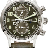 Patek Philippe Complications Calatrava Pilot Travel Time Chronograph White Gold Khaki Green Dial | 5924G-010