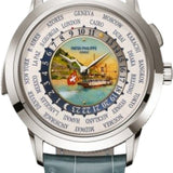 Patek Philippe Grand Complications Minute Repeater World Time White Gold Grand Feu Cloisonne Enamel Dial | 5531G-001