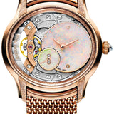 Audemars Piguet Millenary Frosted Gold Opal Dial Rose Gold White Opal Dial & Fixed Bezel Rose Gold Bracelet - 77244OR.GG.1272OR.01