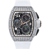 Richard Mille Lifestyle Flyback Chronograph White Gold & Medium Set Diamonds RM 72-01 - BRAND NEW