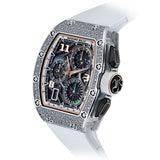 Richard Mille Lifestyle Flyback Chronograph White Gold & Snow Set Diamonds RM 72-01 - BRAND NEW