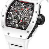 Richard Mille Le Mans 50mm White Ceramic Openworked Dial - RM30