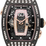 Richard Mille Automatic Winding Gem-Set Carbone TPT Diamond Black | RM037 (2)