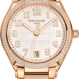Patek Philippe Twenty~4 Ladies Rose Gold Silver Dial | 7300/1200R-010