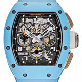 Richard Mille Automatic Flyback Chronograph Felipe Massa Baby Blue Ceramic Last Edition RM 011