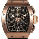 Richard Mille Automatic Flyback Chronograph Felipe Massa Rose Gold Ivory RM 011