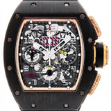 Richard Mille Automatic Flyback Chronograph Felipe Massa Boutique Edition DLC Titanium/Rose Gold RM 011