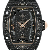 Richard Mille Automatic Winding Intergalactic Dark Night Carbon TPT Diamond Set Bezel RM 07-01 - BRAND NEW