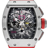 Richard Mille Automatic Flyback Chronograph Felipe Massa White Gold/Titanium RM 011